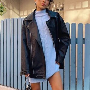 Princess Polly Next in Line Biker Jacket Size S/M